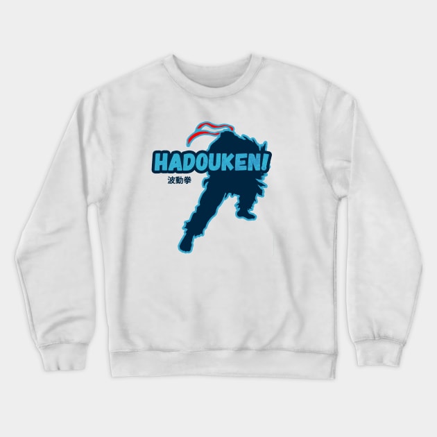 Ryu Hadouken! Crewneck Sweatshirt by VictorVV